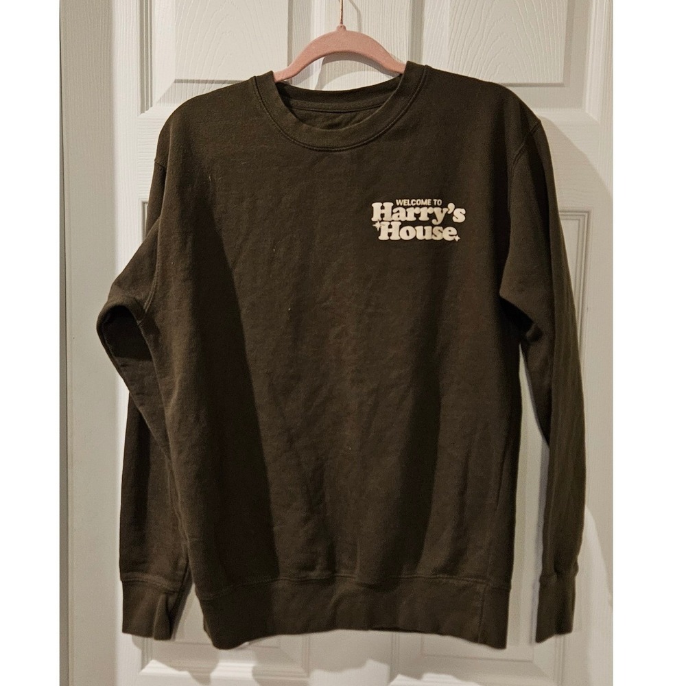 Harry Styles Harrys House Sweatshirt Green Womens Mens Medium 2022 Tour Merch